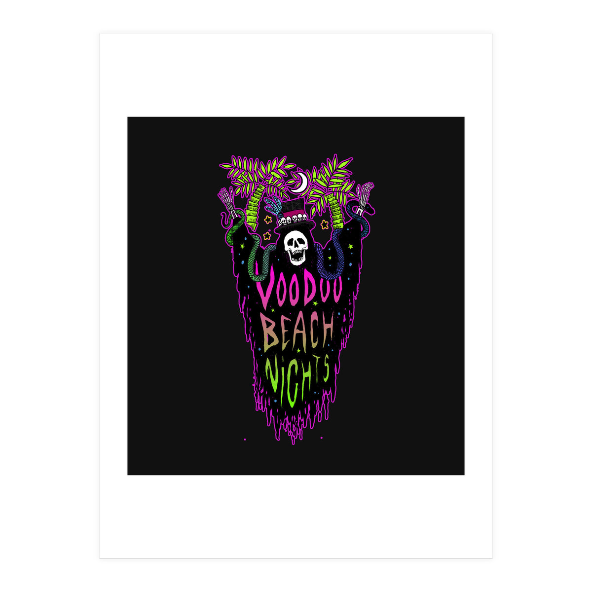 Voodoo Beach Nights (Print Only)