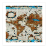 Vintage Mapa Mundi revisited (Print Only) thumbnail