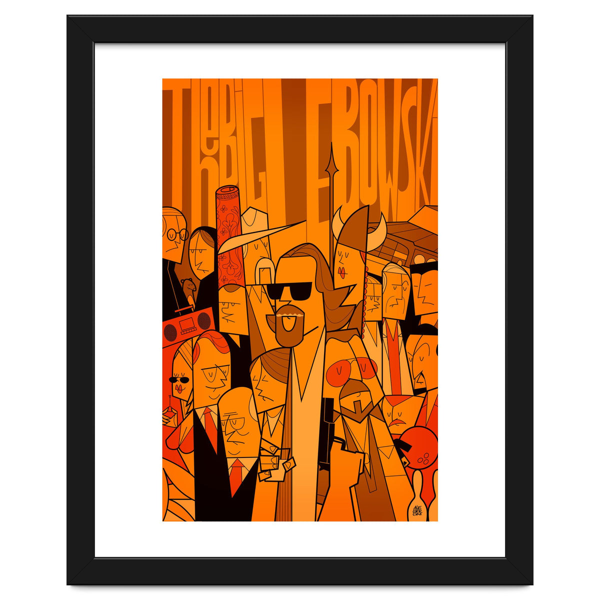 The Big Lebowski Alternative Movie Poster