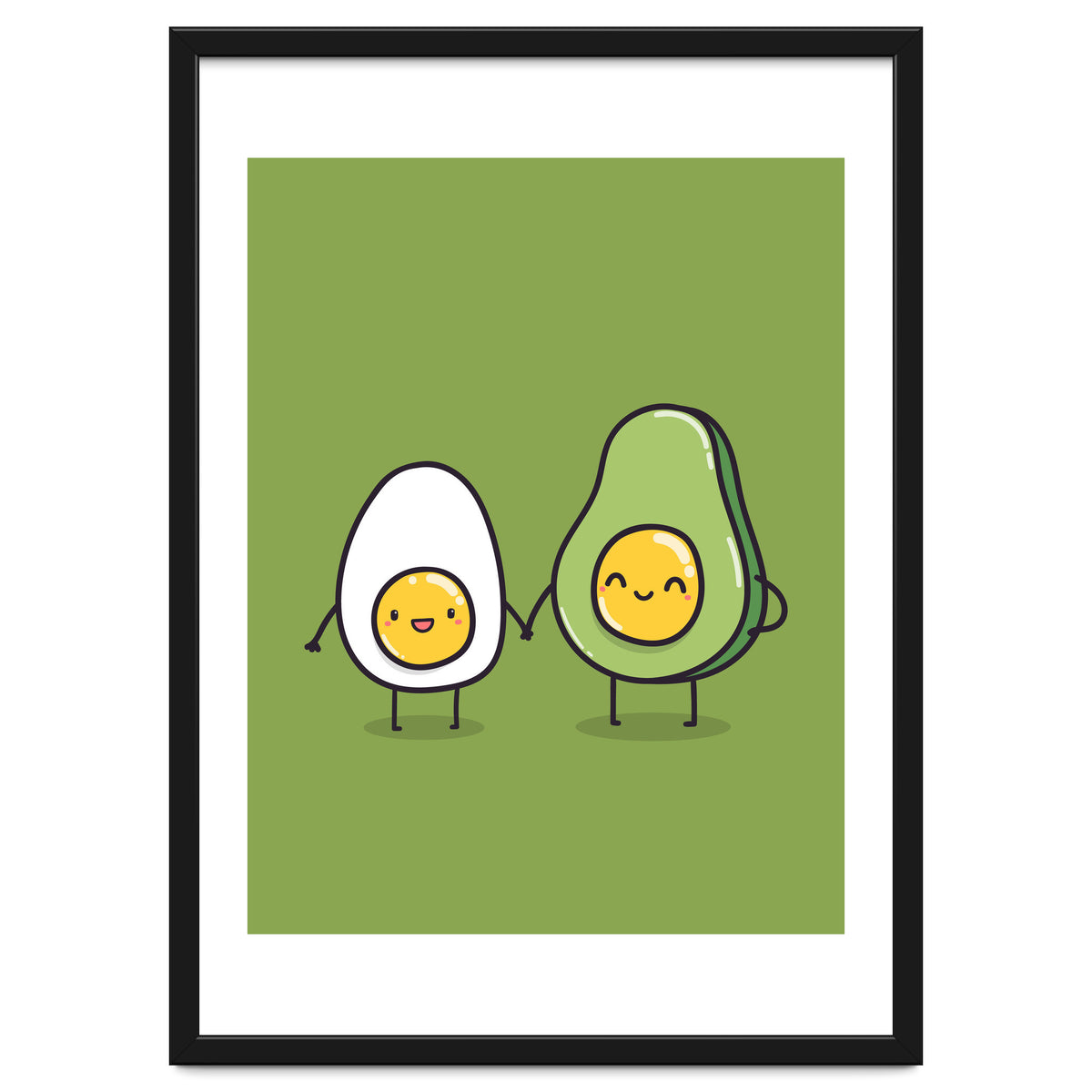 Egg Avocado best friends