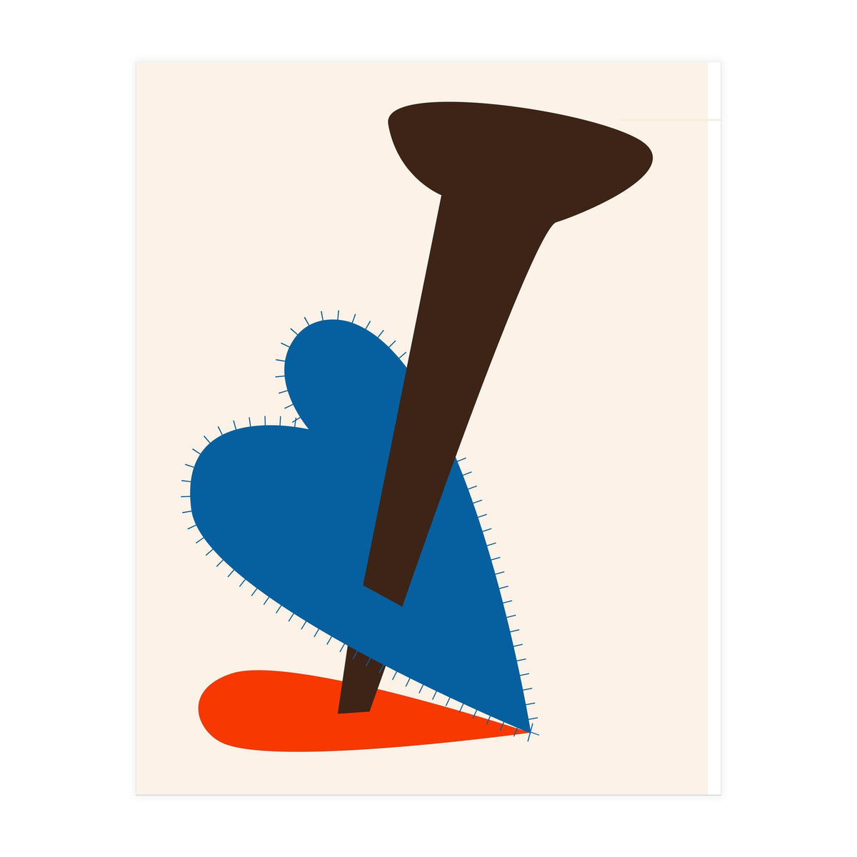 Blue Heart (Print Only)