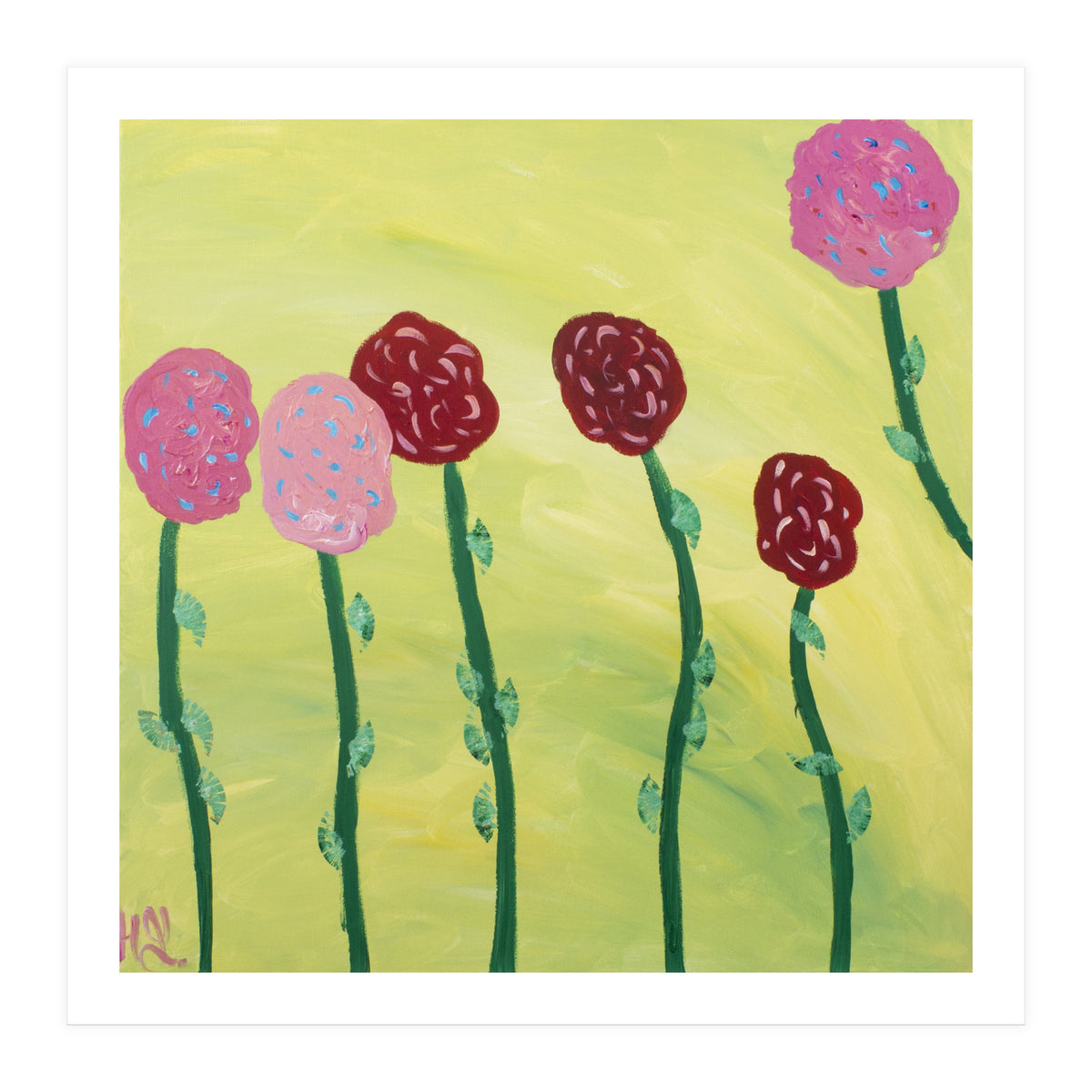 Blooms In The Wind (Print Only)