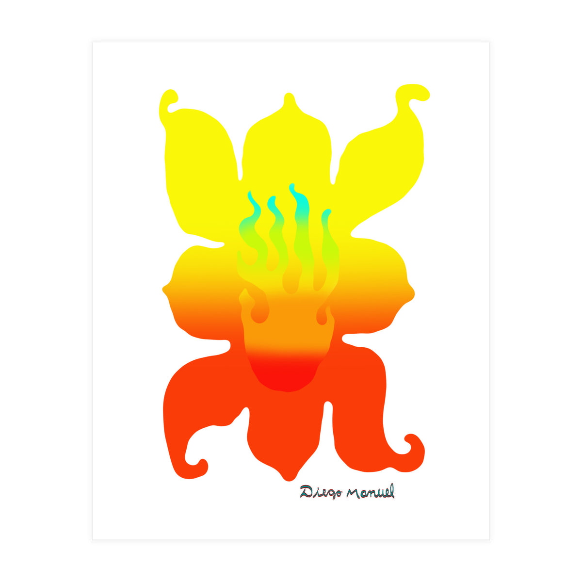 Fuego 109 Copia (Print Only)