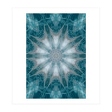 Mandala - Green, White, Rose (Print Only) thumbnail