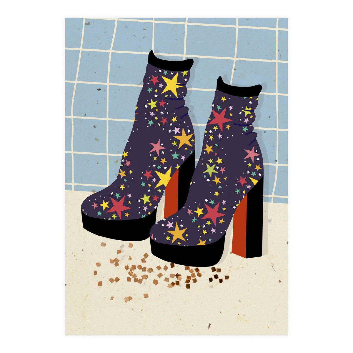 Starry Disco Shoes (Print Only)
