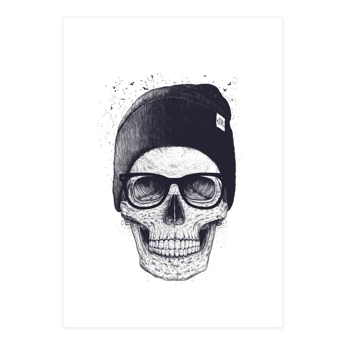 Skull In A Hat (Print Only)