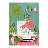 Flamingo in My Laundry Room (Print Only) thumbnail