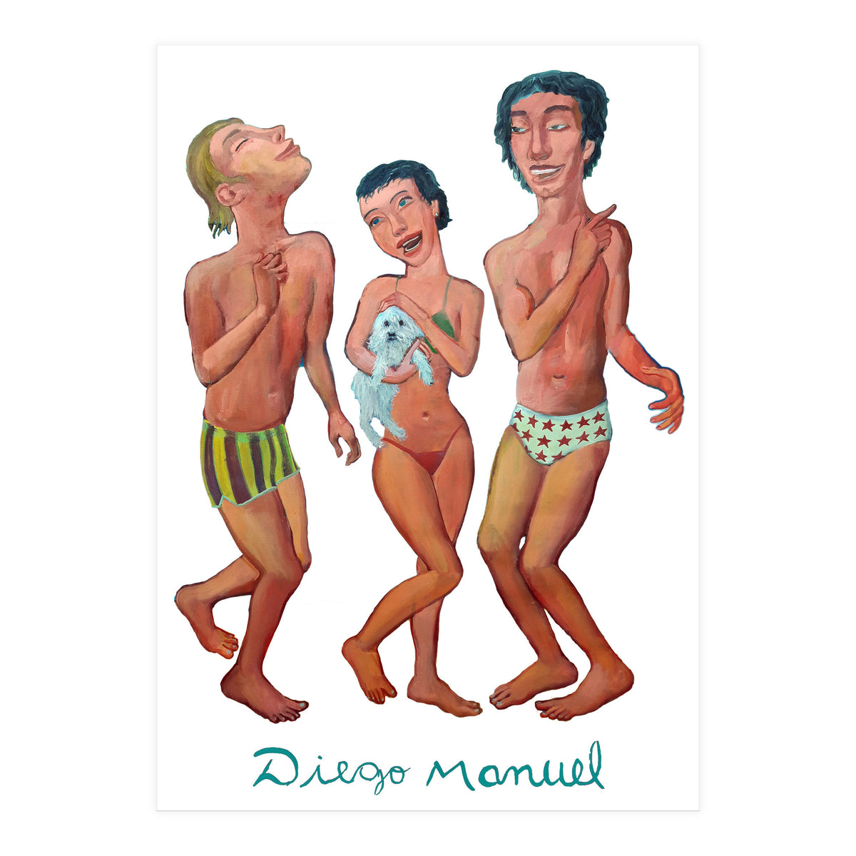 Bailando En La Playa 5ba (Print Only)