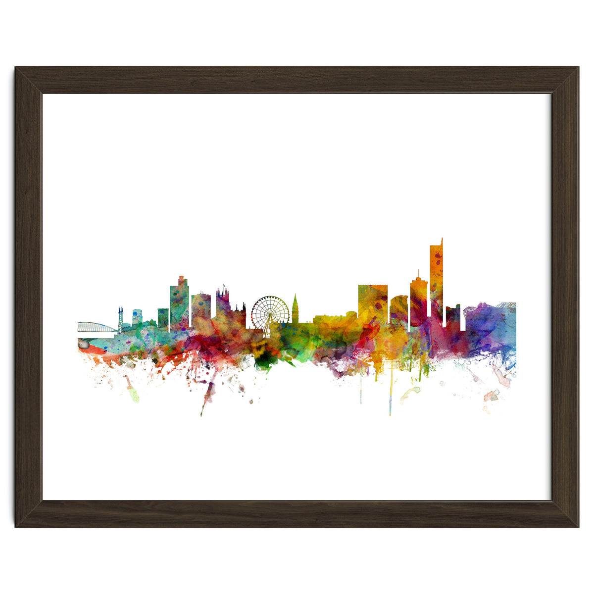 Manchester England Skyline