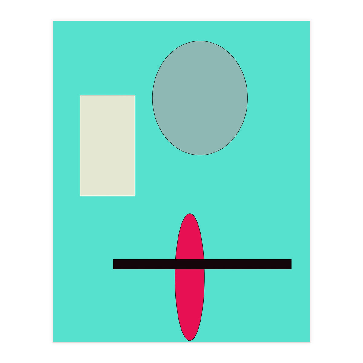 Color Geometry 1 (Print Only)