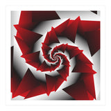 Abstract Geometric Red Graphics (Print Only) thumbnail