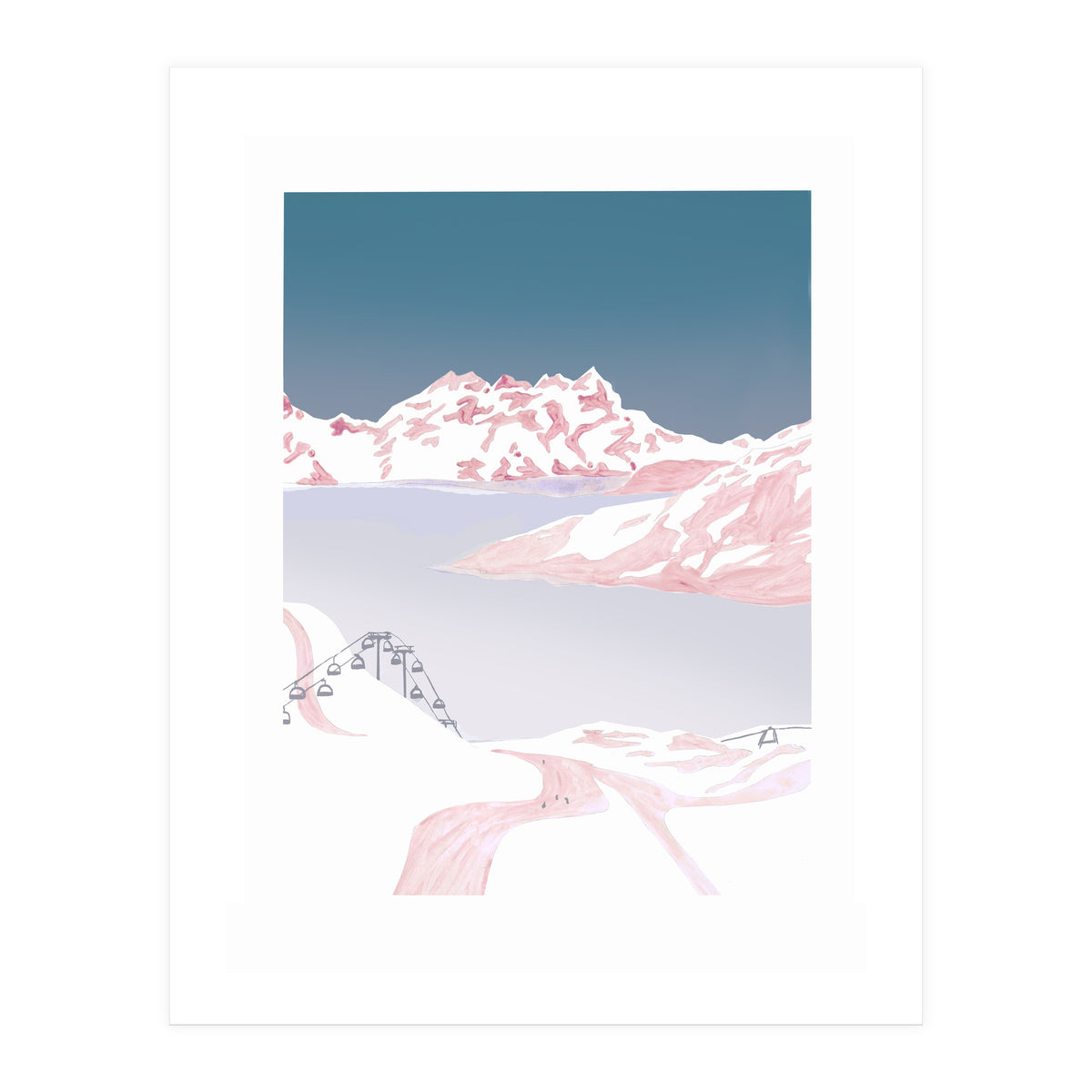 Mountain Love Slopes (Print Only)