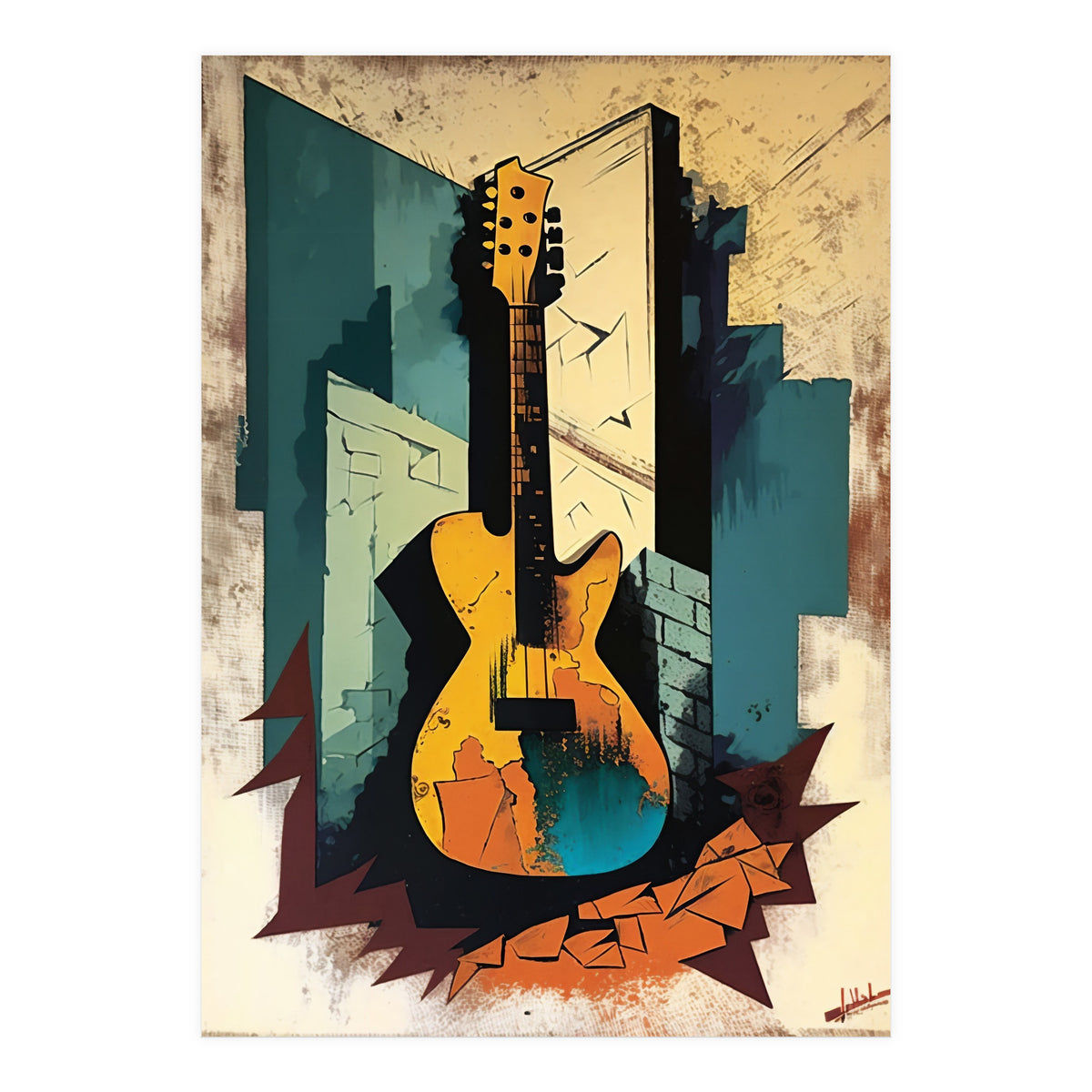 Guitar (Print Only)