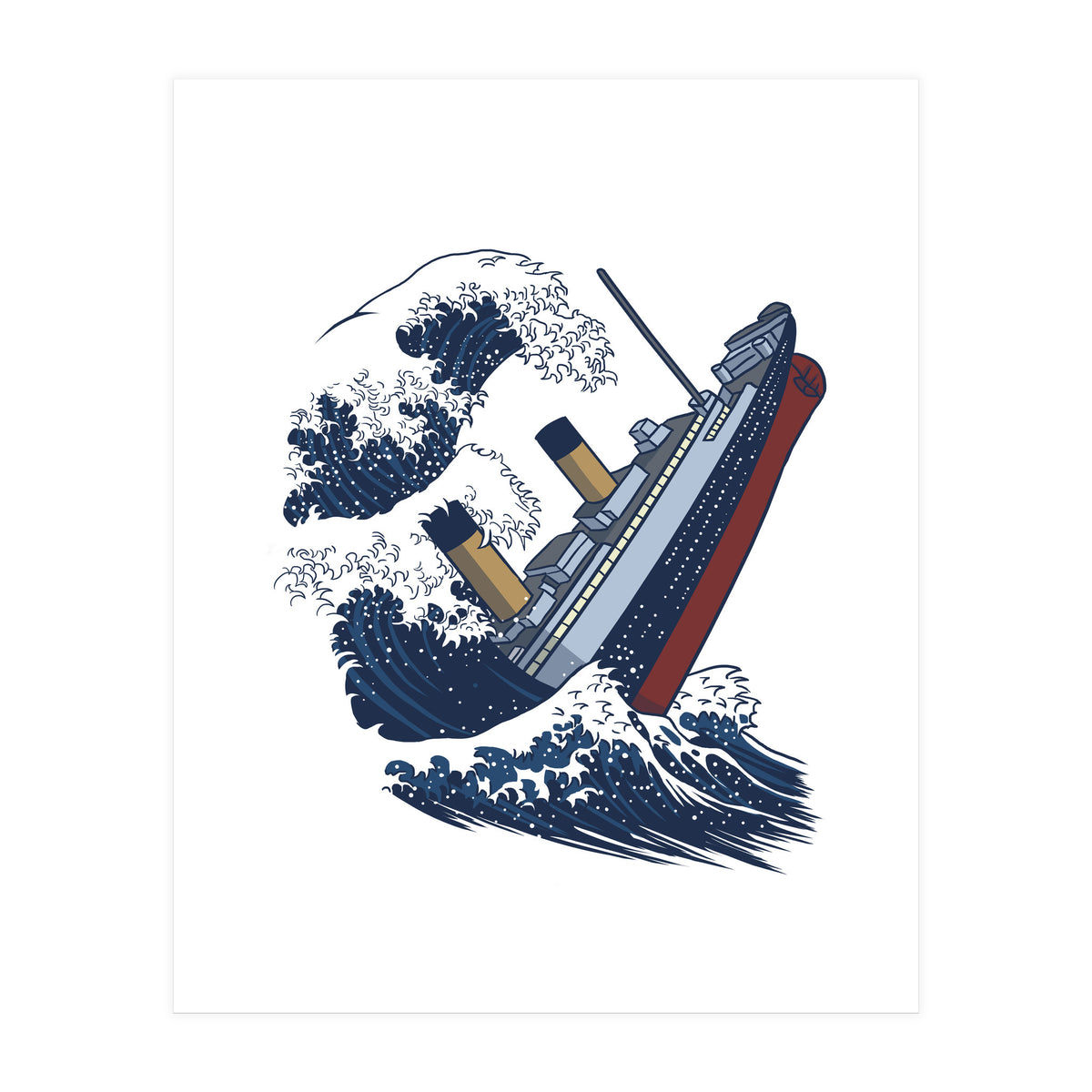 The wave titanic (Print Only)