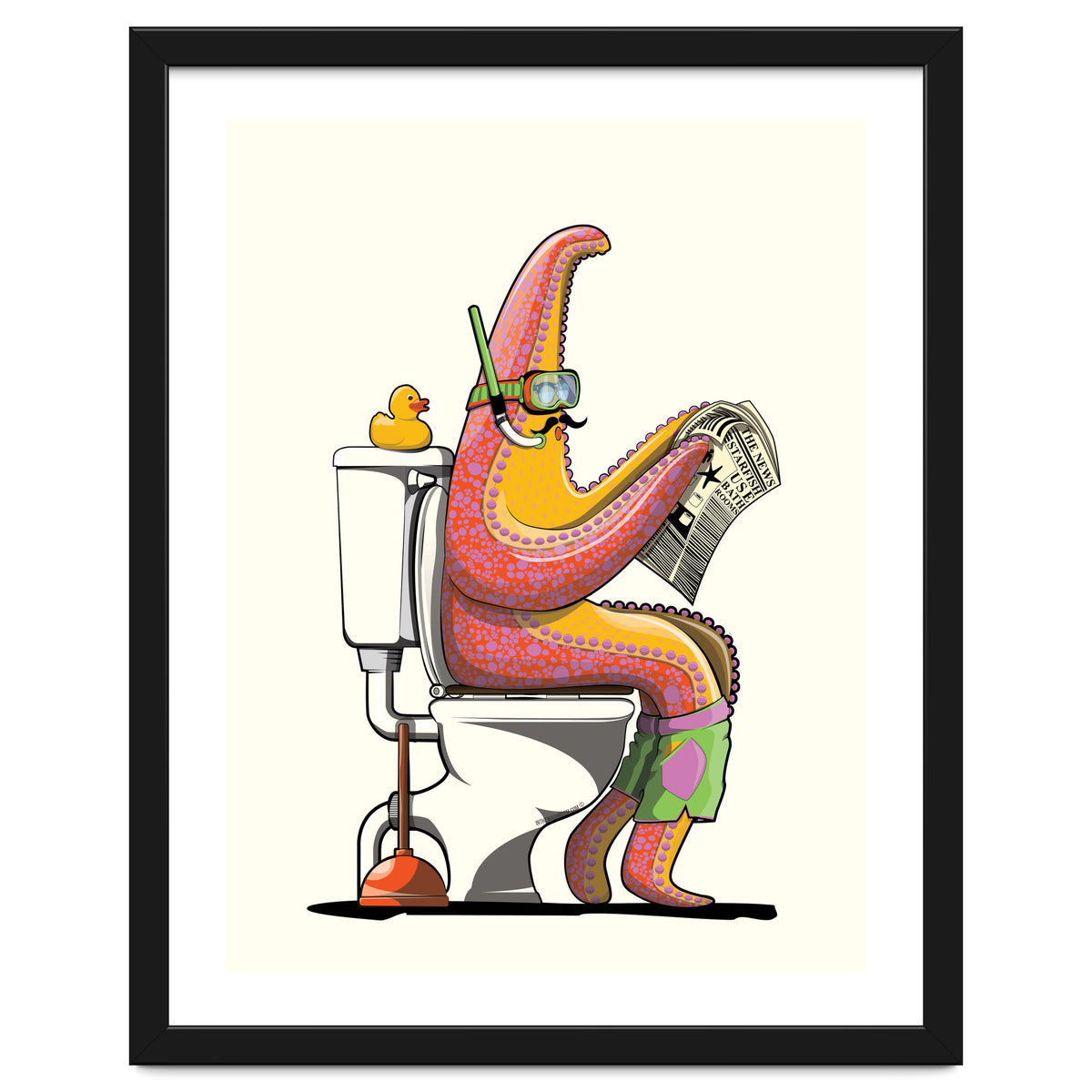 Starfish on the Toilet