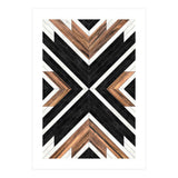 Urban Tribal Pattern No.1 - Concrete and Wood (Print Only) thumbnail