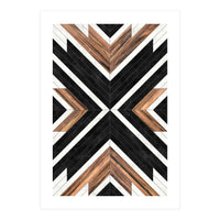 Urban Tribal Pattern No.1 - Concrete and Wood (Print Only)