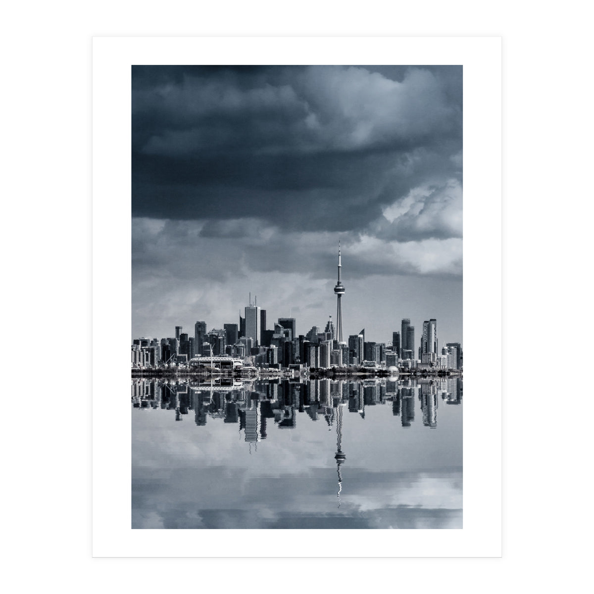Toronto Skyline From Colonel Samuel Smith Park Reflection No 1 (Print Only)