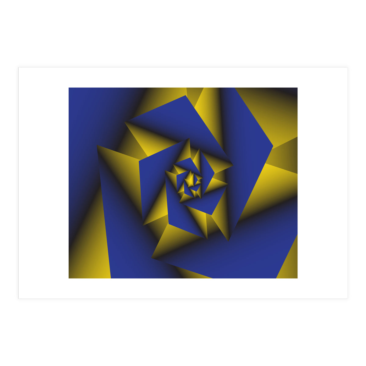 Blue Tech Spiral (Print Only)