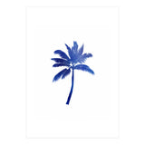 Blue Palm Tree (Print Only) thumbnail