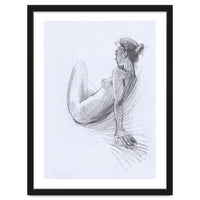 Nude Woman Drawing