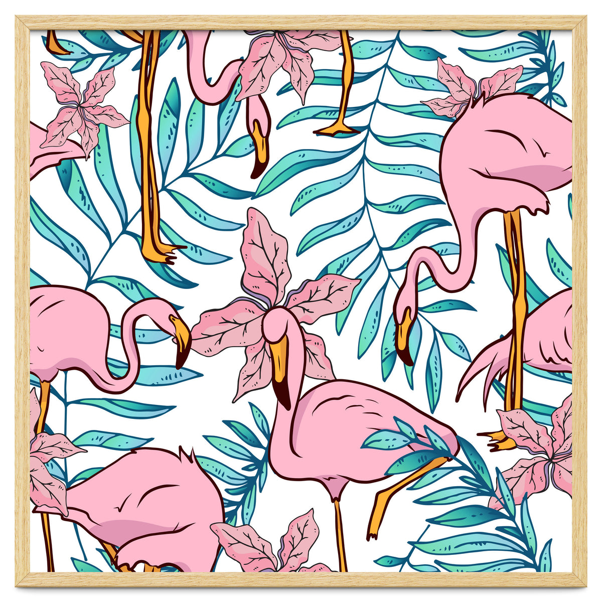 Boho Flamingo