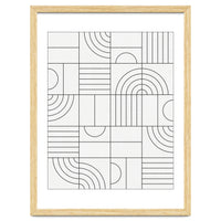 My Favorite Geometric Patterns No.19 - White