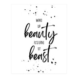 Wake up beauty it’s time to beast (Print Only) thumbnail
