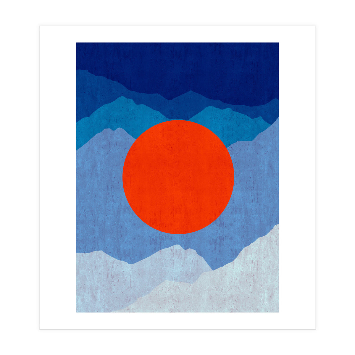 Geometric landscape II (Print Only)