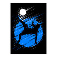 Soccer moon (Print Only)
