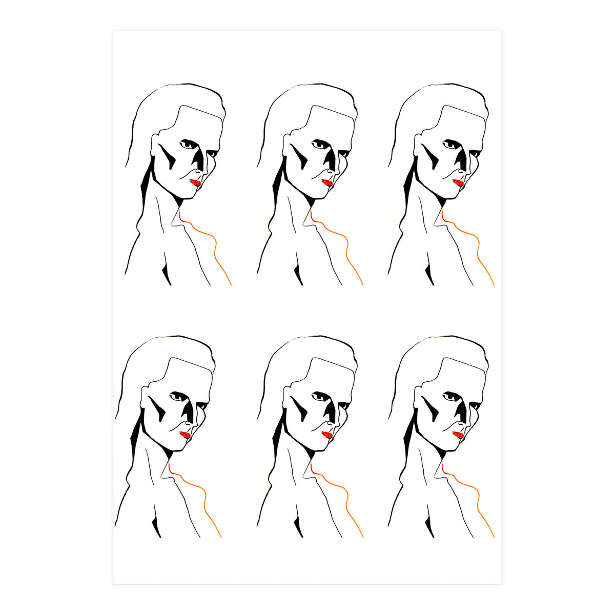 Red Lips (Print Only)