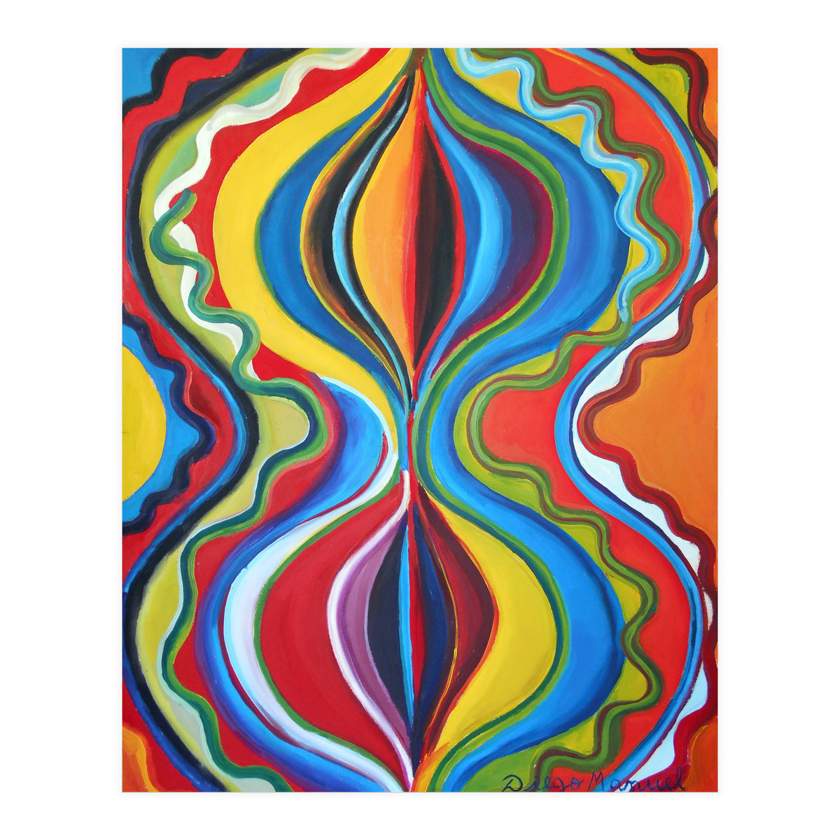 Graffiti Con Dos Centros (Print Only)