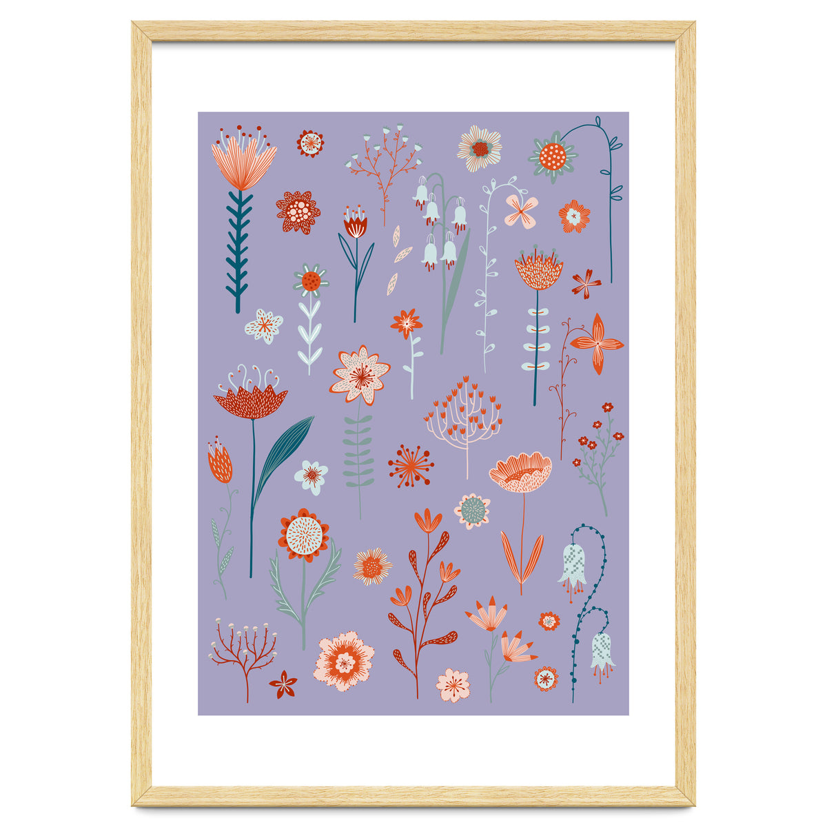 Flowers Of The Summer Purple