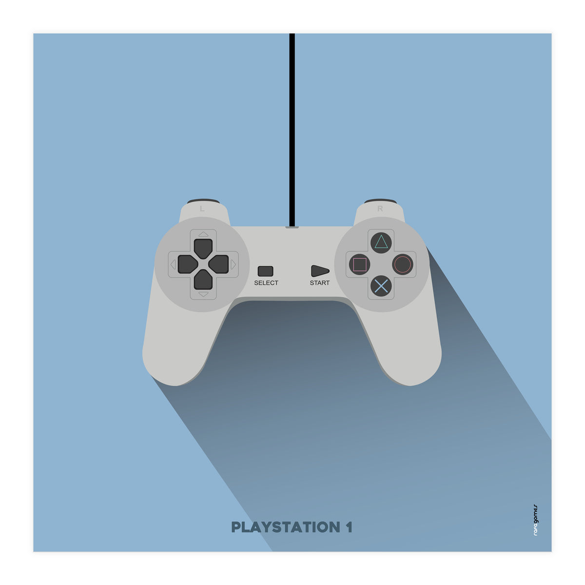 Joystick Videogames Playstation 1 (Print Only)