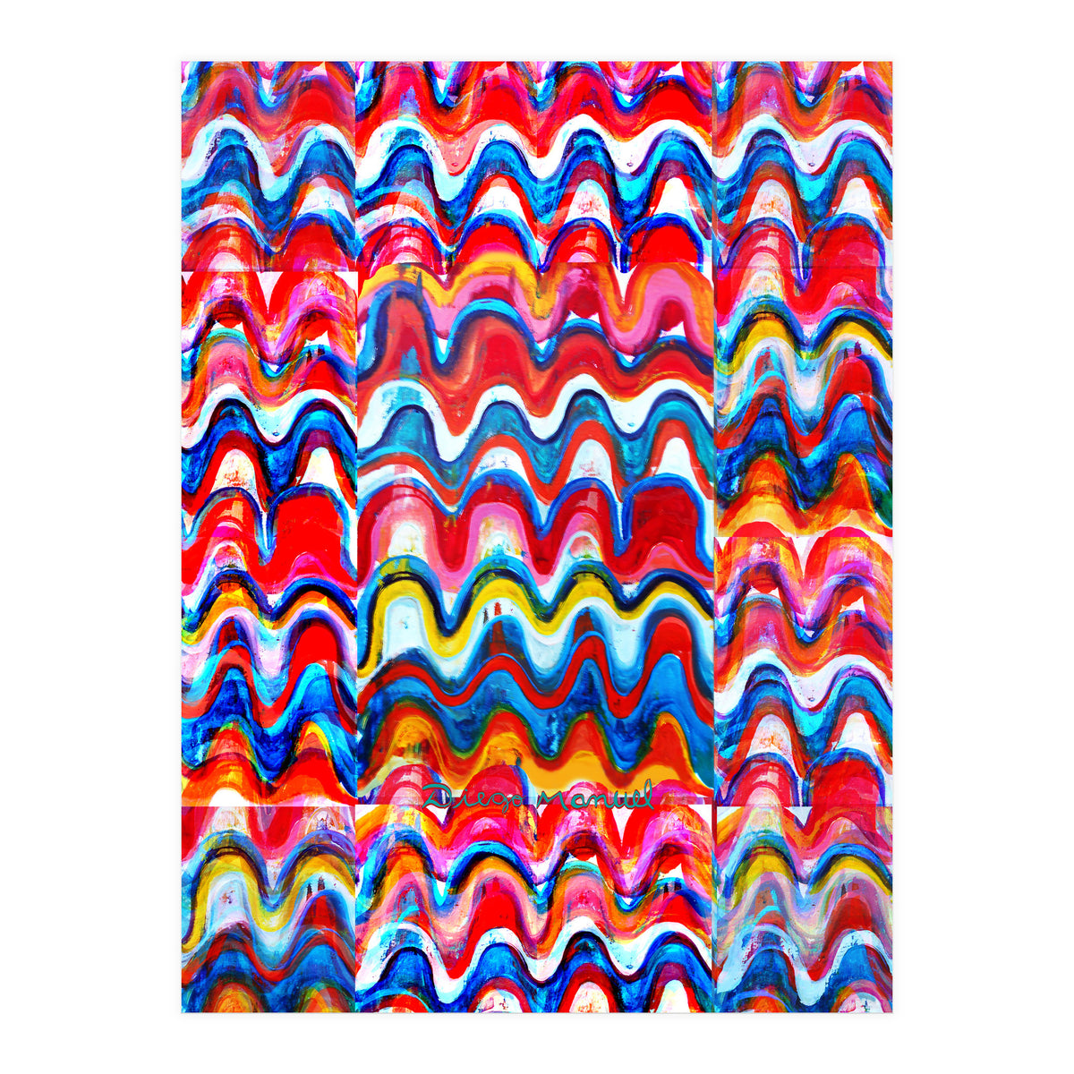 Pop abstract color full (Print Only)