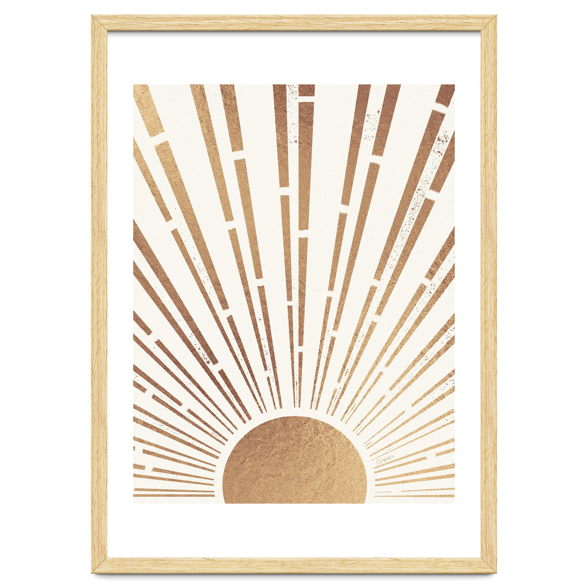 Sun Shines Inside You Gold