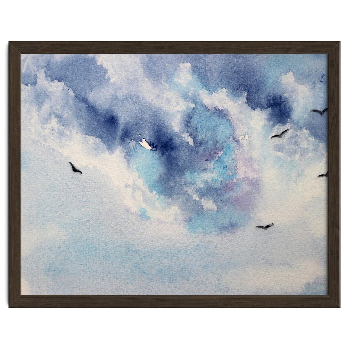 Dramatic sky || watercolor