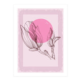 Magnolia Neutral Abstract Botanical (Print Only) thumbnail