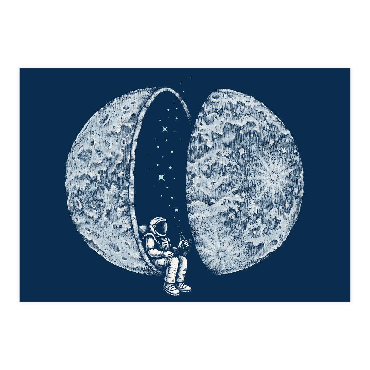 Chilling in Space (Print Only)