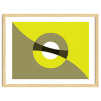 Geometric Shapes No. 44 -  mustard & beige