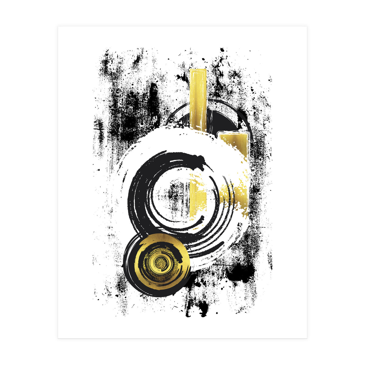 ABSTRACT ART Dynamic shapes (Print Only)