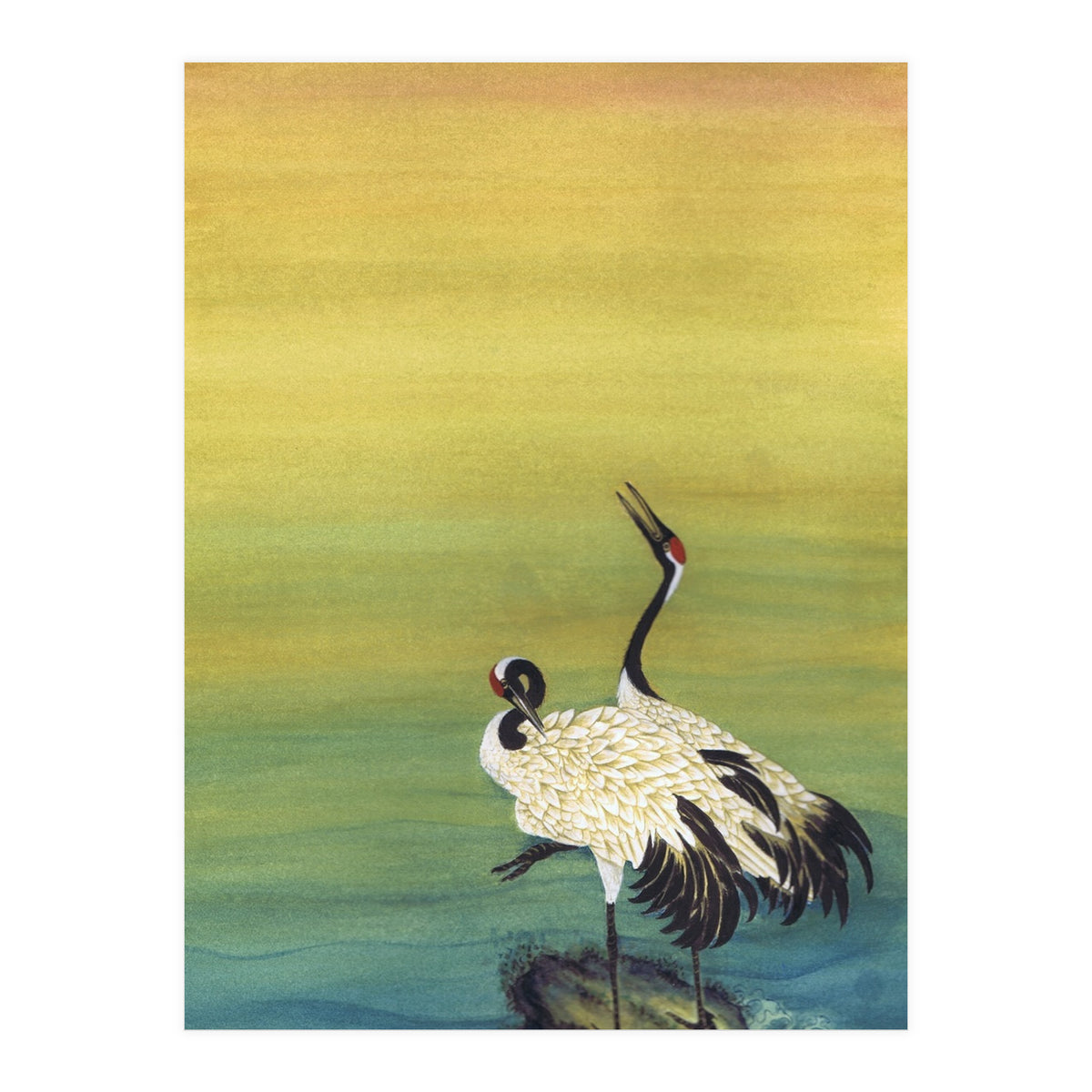 Cranes at Dawn (Print Only)