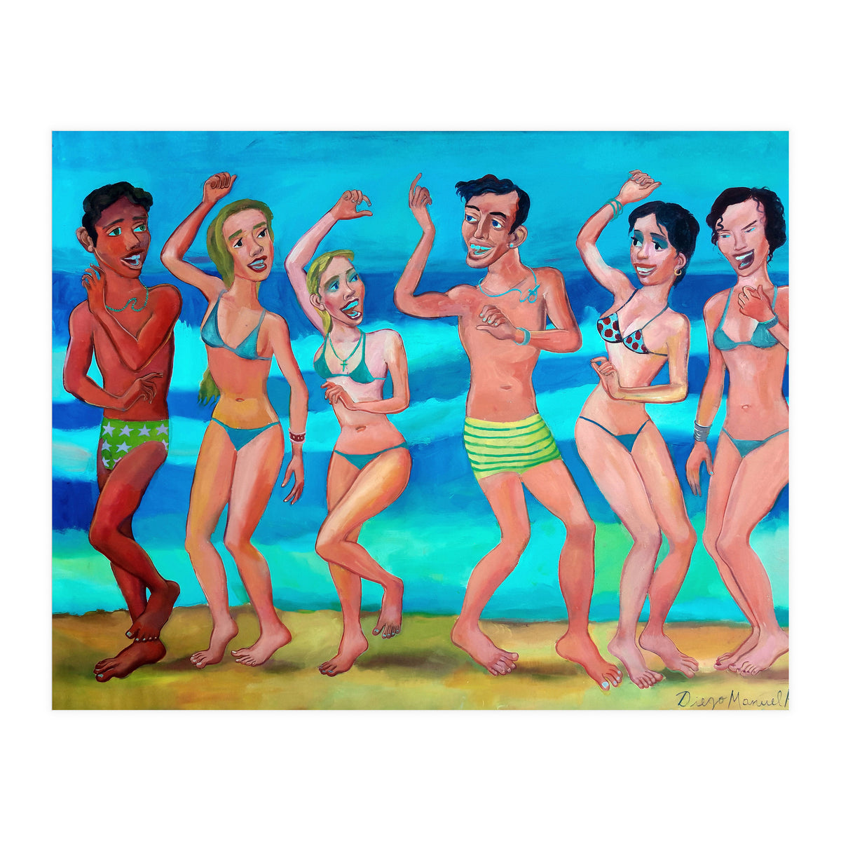 Punta Mogotes Beach (Print Only)