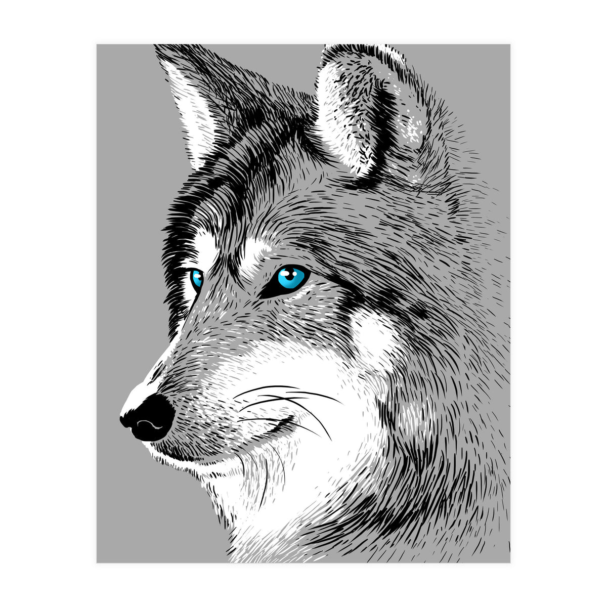 Sketch Wolf (Print Only)