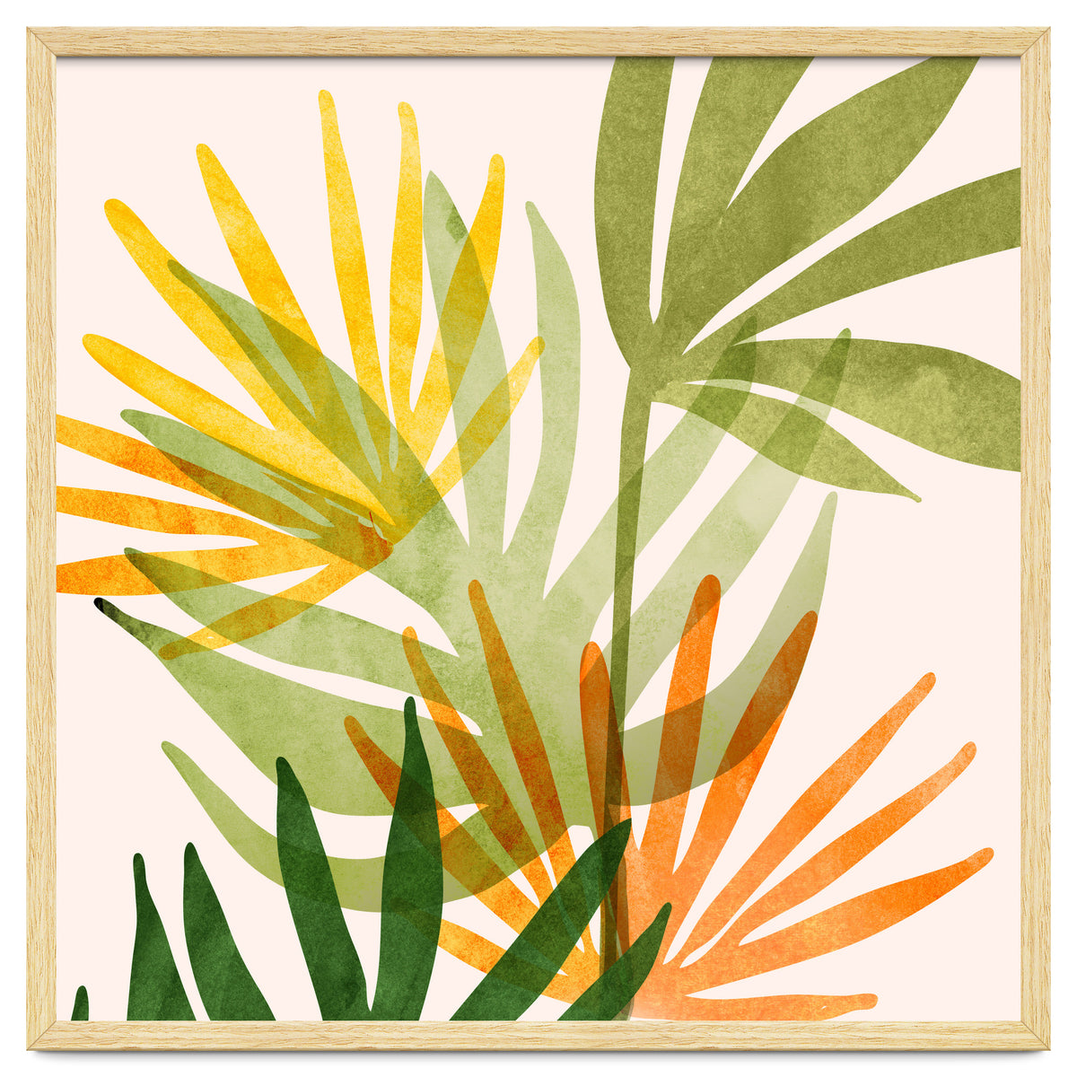 Modern Tropical Abstract Bouquet