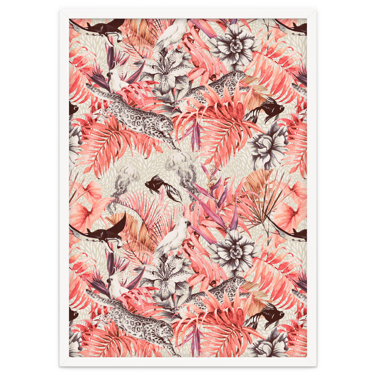 Tropical paradise pink