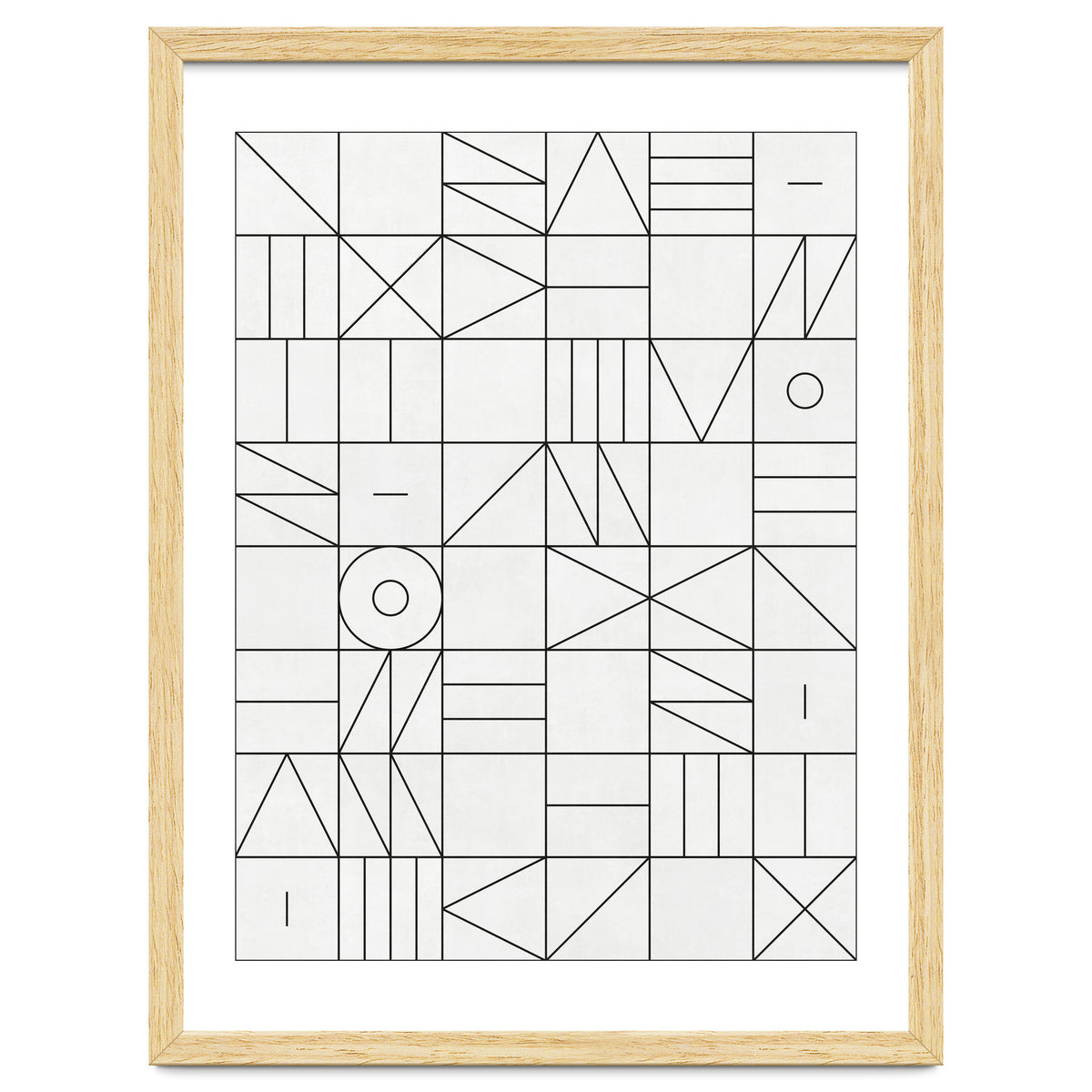 My Favorite Geometric Patterns No.1 - White
