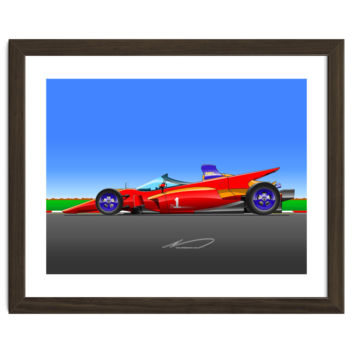 Pole Position Racecar Homage