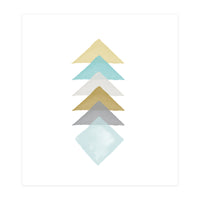 Watercolor Triangles (Print Only)