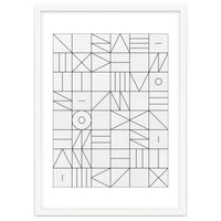 My Favorite Geometric Patterns No.1 - White